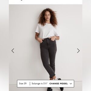 Madewell stovepipe jeans